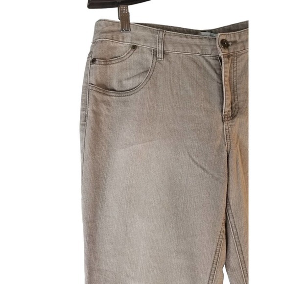 Christopher & Banks Petit Women's Jeans Modern Fit Size 14 P 36x28 Light Brown - Picture 3 of 7